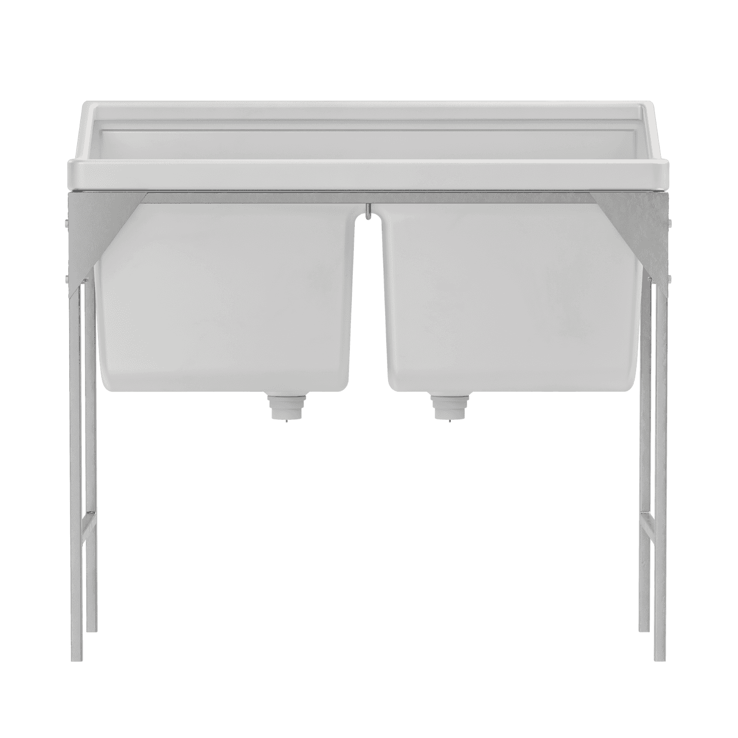 JFC Poland - Narrow double bowl sink (DWS2) - 1