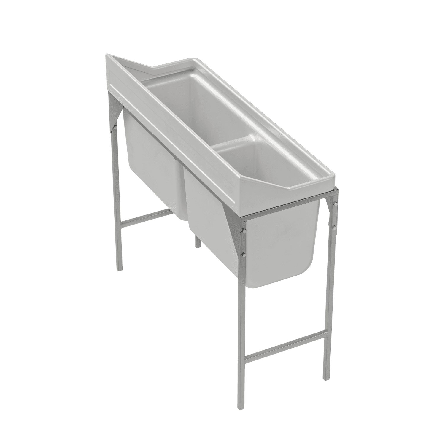 JFC Poland - Narrow double bowl sink (DWS2) - 3