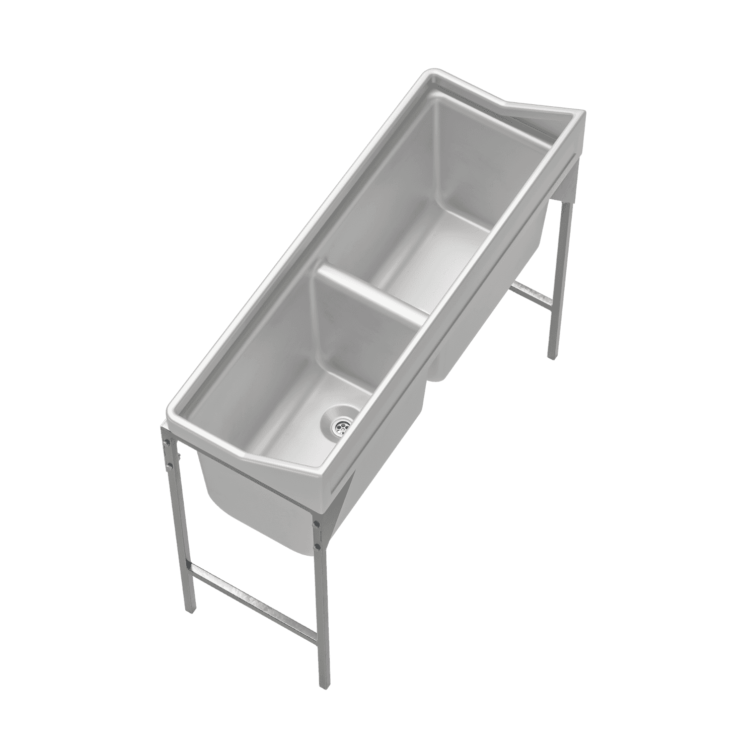 JFC Poland - Narrow double bowl sink (DWS2) - 4